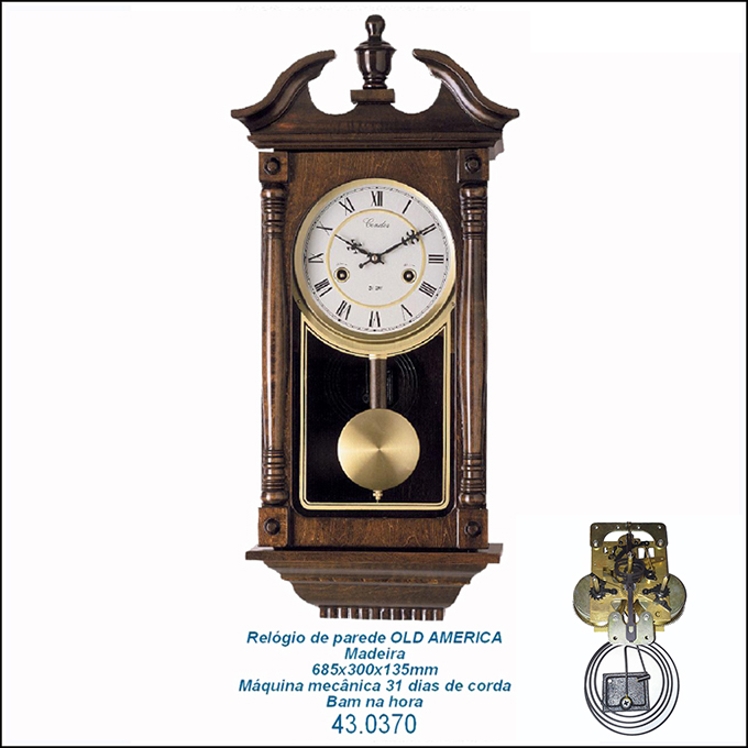 Relógio De Parede Industrial Oldway - versareanosdourados